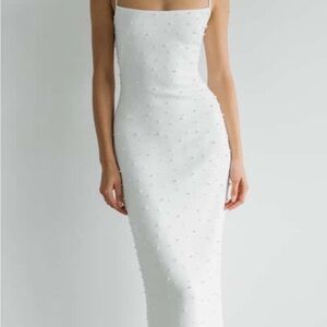 Jenny Yoo Ivory Oksana Midi Dress